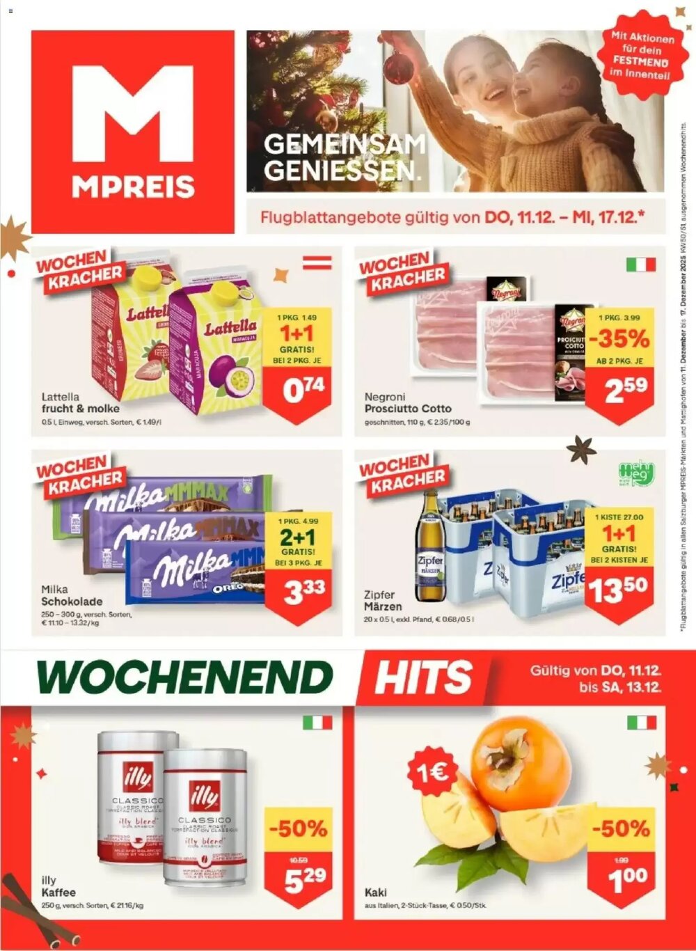 MPreis Flugblatt (ab 11.12.2025) - Angebote und Prospekt - Seite 1