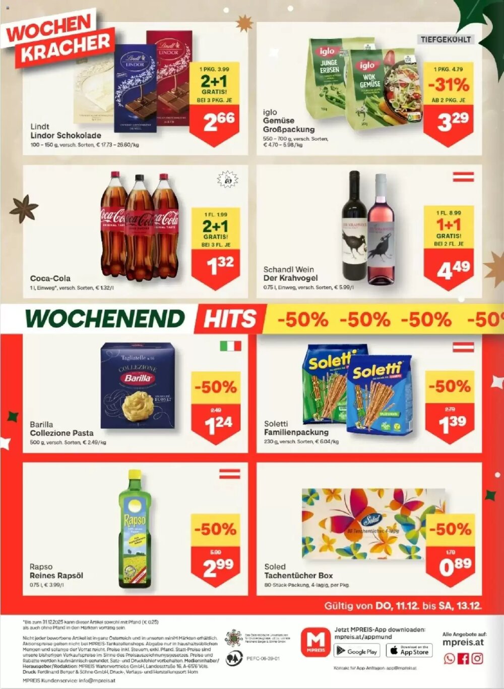 MPreis Flugblatt (ab 11.12.2025) - Angebote und Prospekt - Seite 16