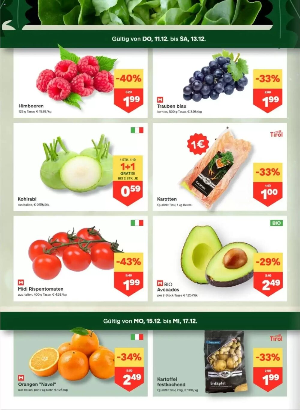 MPreis Flugblatt (ab 11.12.2025) - Angebote und Prospekt - Seite 2