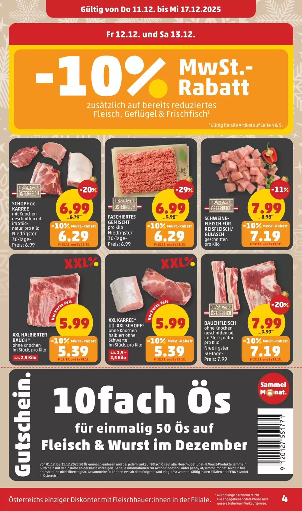PENNY Flugblatt (ab 11.12.2025) - Angebote und Prospekt - Seite 4