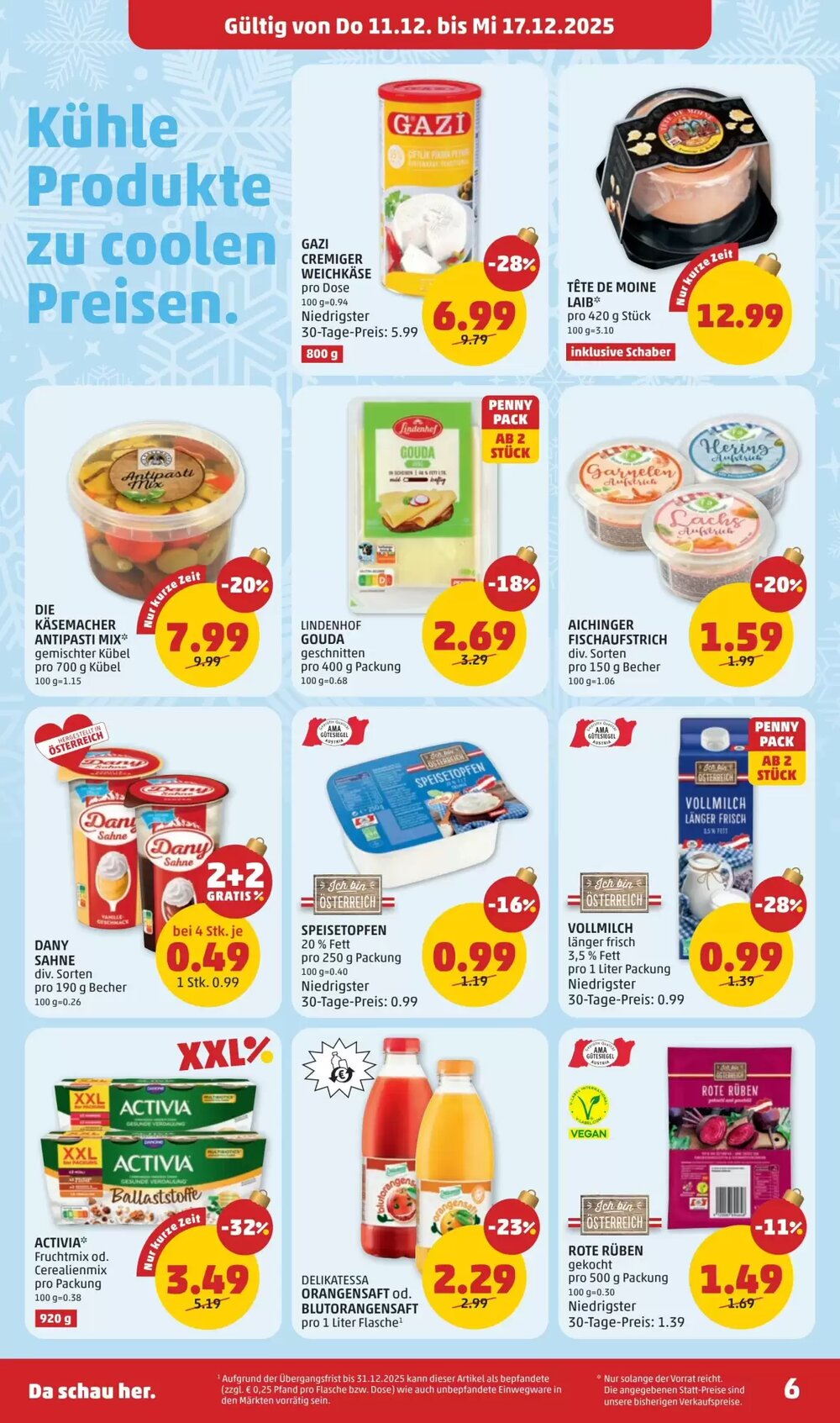 PENNY Flugblatt (ab 11.12.2025) - Angebote und Prospekt - Seite 6