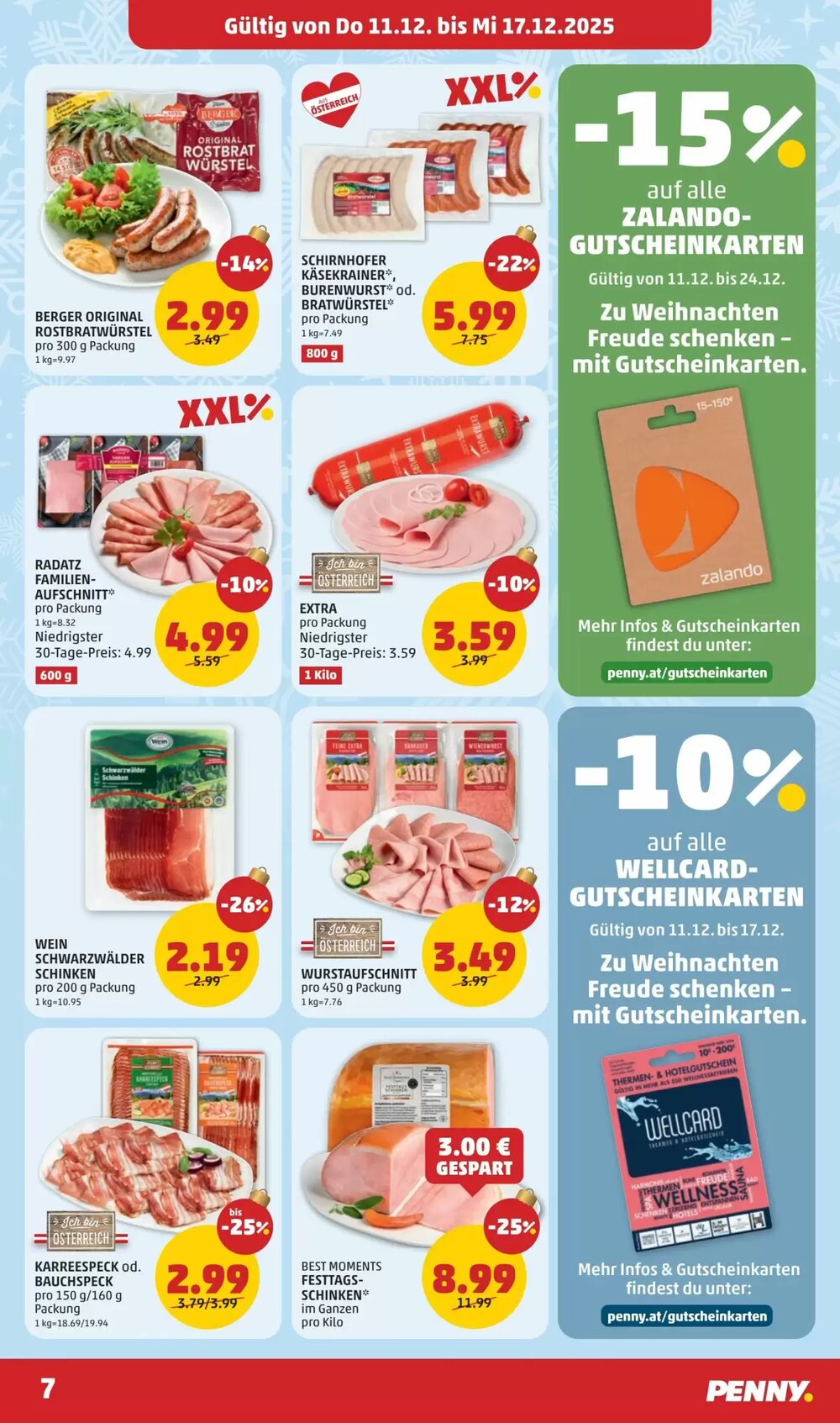 PENNY Flugblatt (ab 11.12.2025) - Angebote und Prospekt - Seite 7