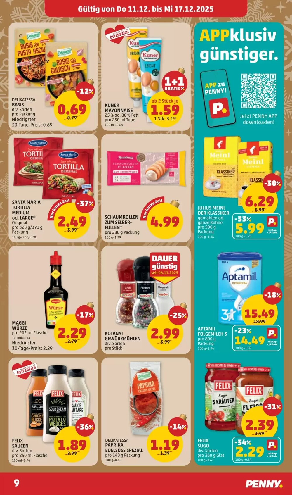 PENNY Flugblatt (ab 11.12.2025) - Angebote und Prospekt - Seite 9