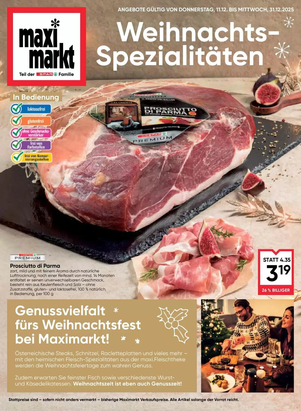 Maximarkt Flugblatt (ab 11.12.2025) - Angebote und Prospekt - Seite 1