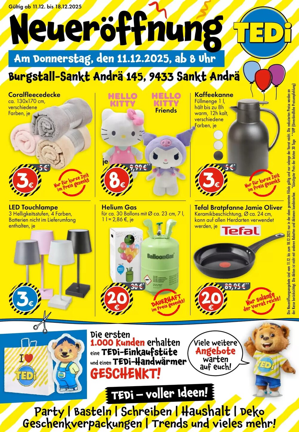 TEDi Flugblatt (ab 11.12.2025) - Angebote und Prospekt - Seite 1