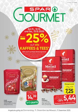 SPAR Gourmet Flugblatt (ab 11.12.2025) - Angebote und Prospekt