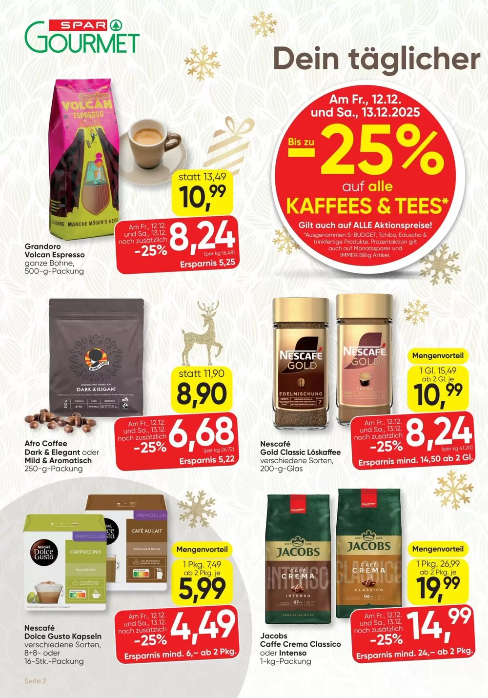 SPAR Gourmet Flugblatt (ab 11.12.2025) - Angebote und Prospekt - Seite 2