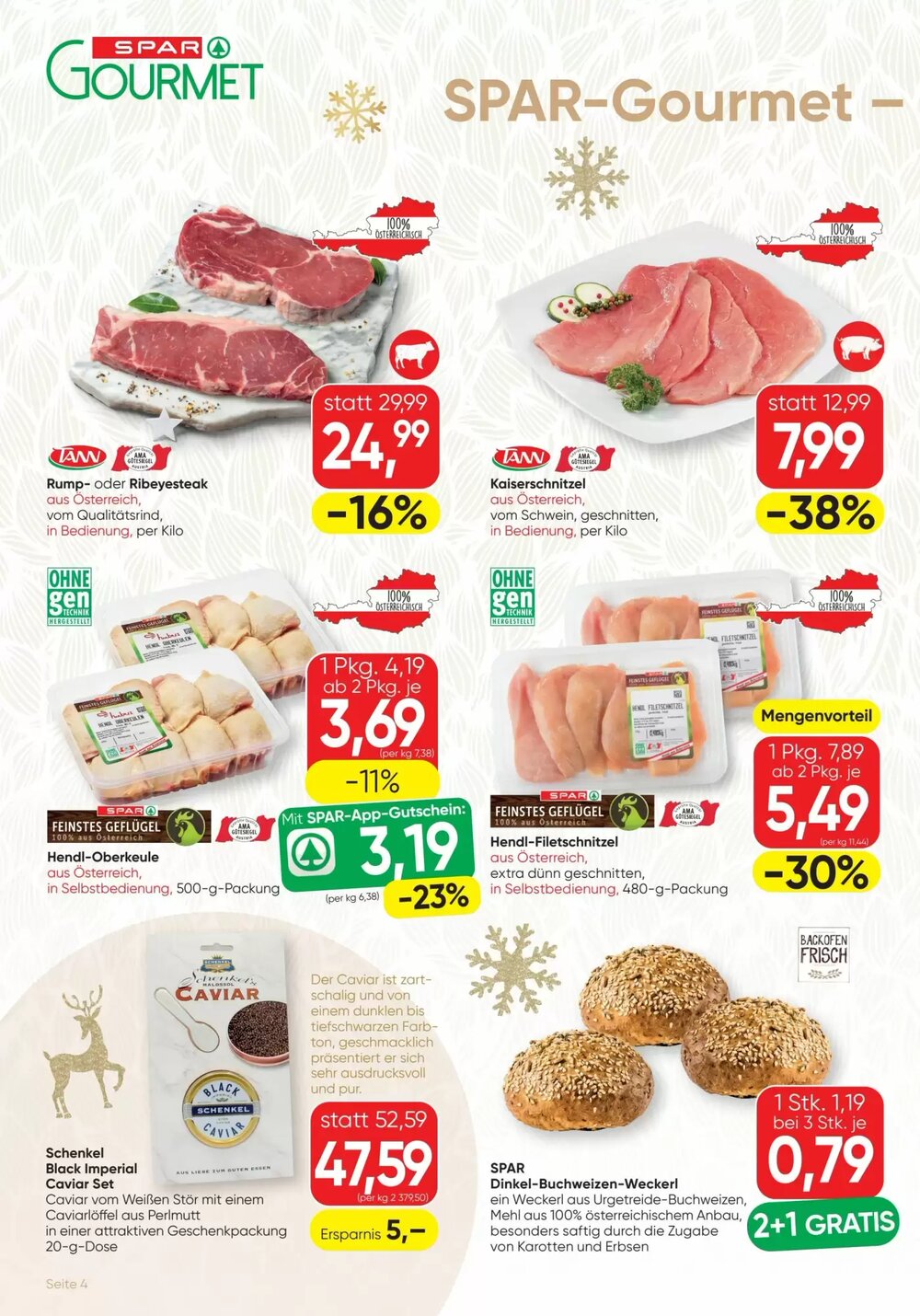 SPAR Gourmet Flugblatt (ab 11.12.2025) - Angebote und Prospekt - Seite 4