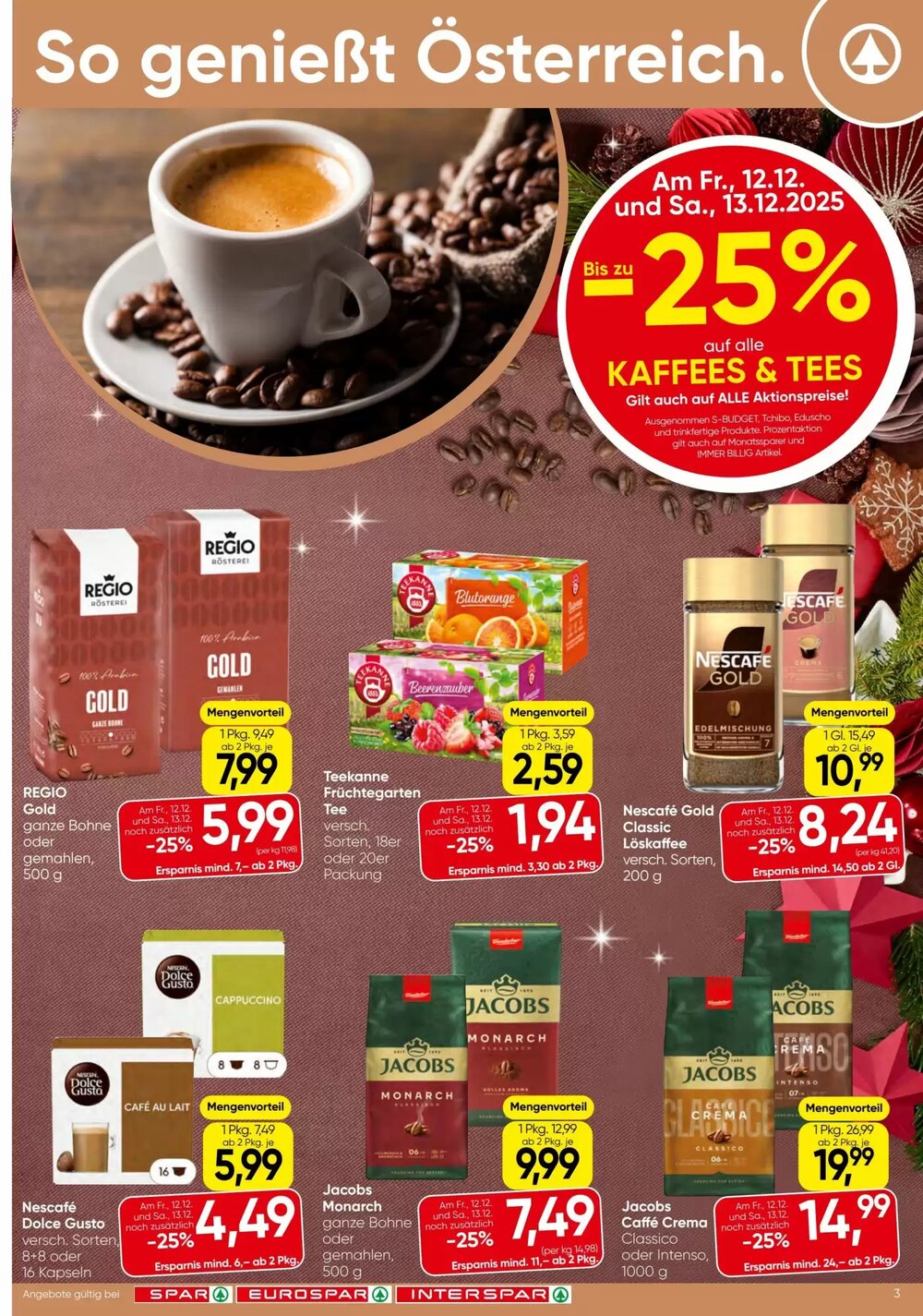 Eurospar Flugblatt (ab 11.12.2025) - Angebote und Prospekt - Seite 3