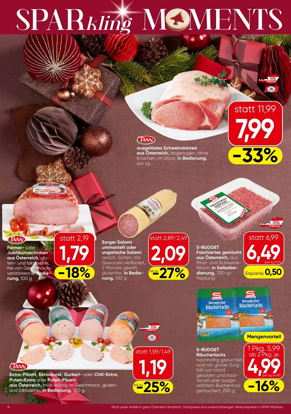 Spar Flugblatt (ab 11.12.2025) - Angebote und Prospekt - Seite 4