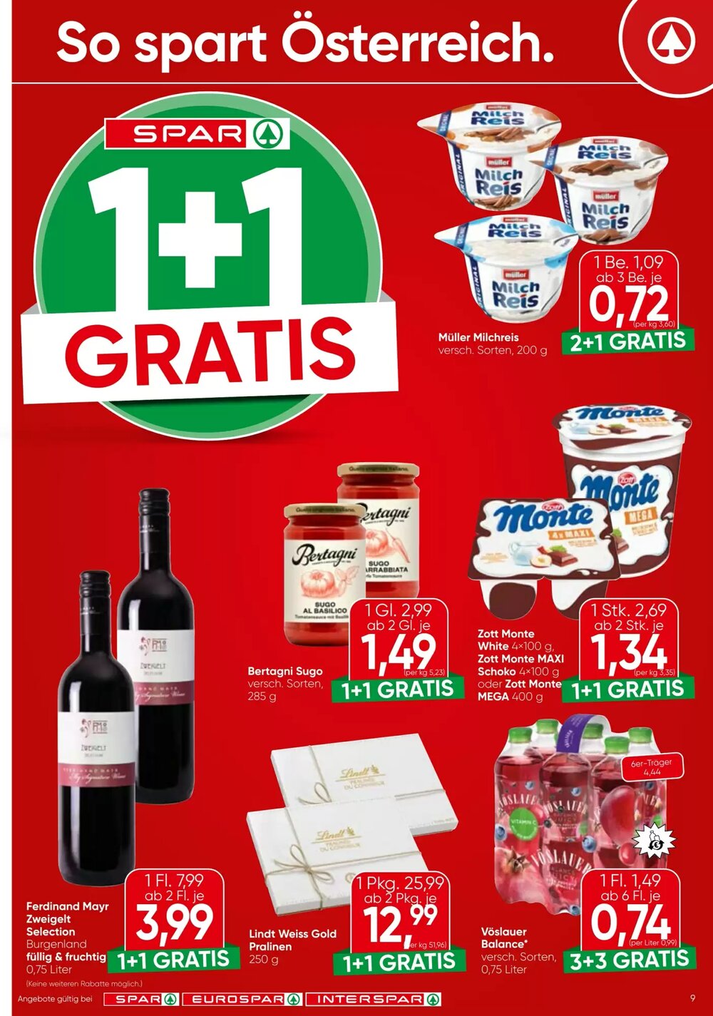 Spar Flugblatt (ab 11.12.2025) - Angebote und Prospekt - Seite 9
