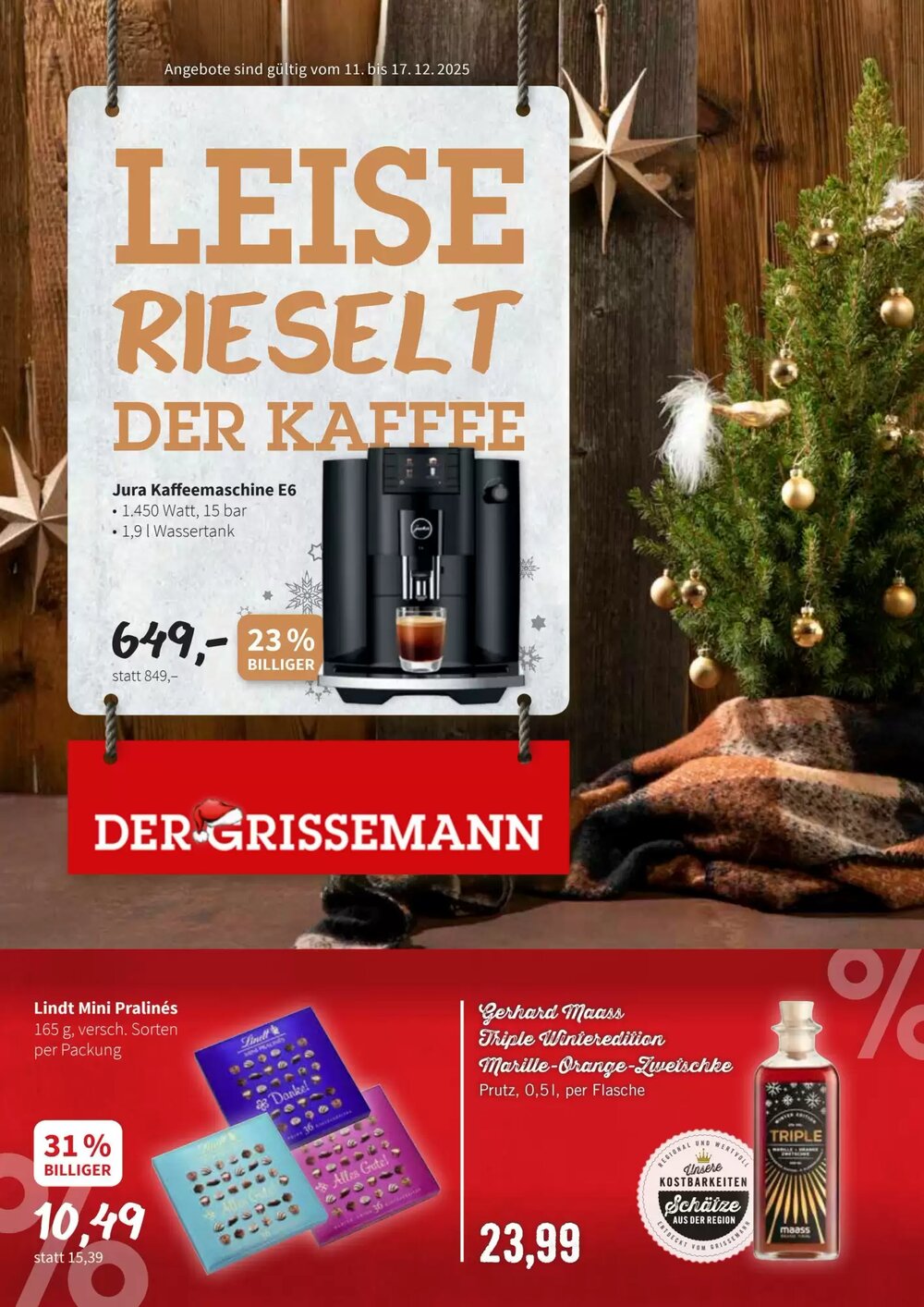 Der Grissemann Flugblatt (ab 11.12.2025) - Angebote und Prospekt - Seite 1