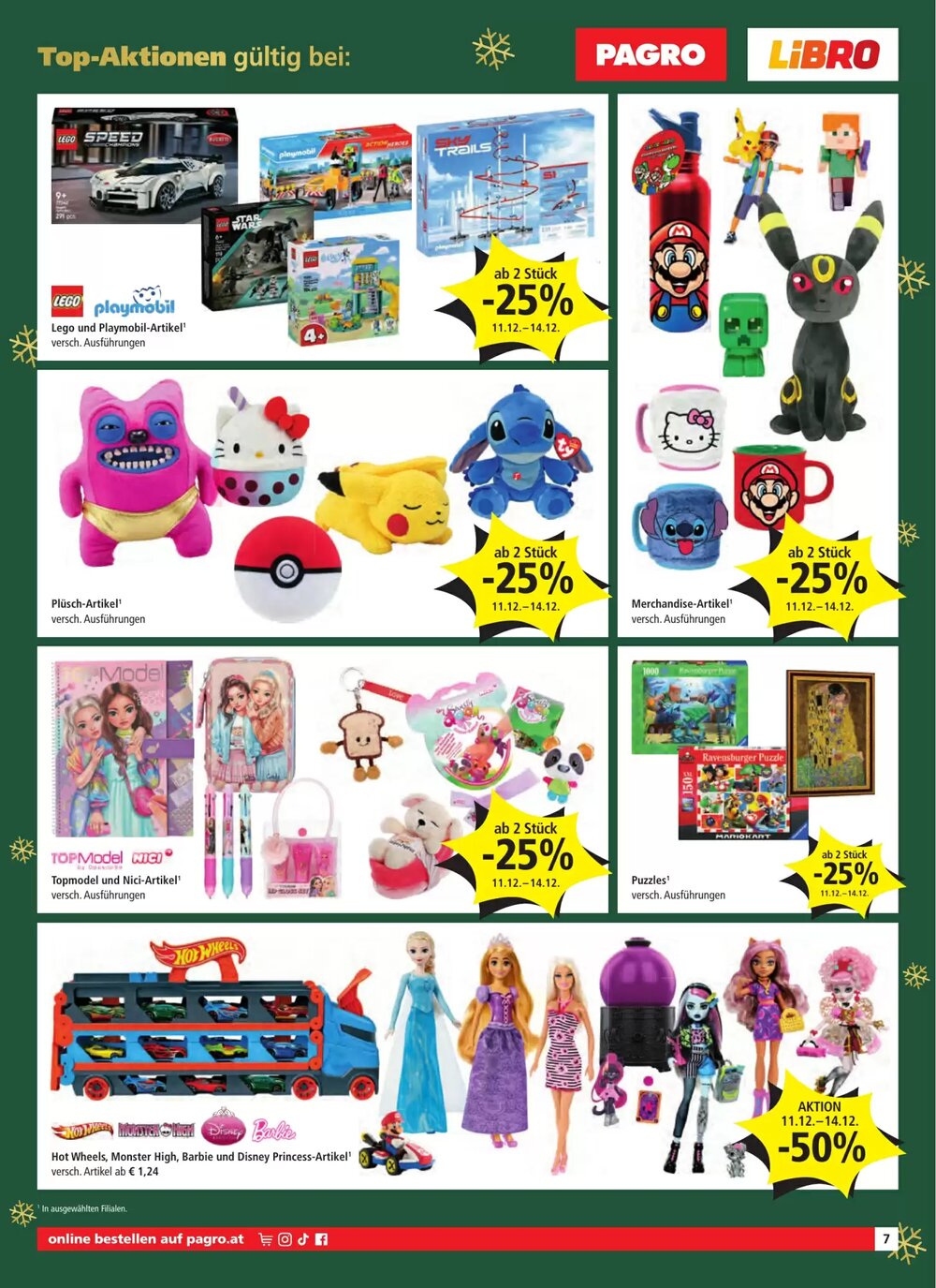Pagro Diskont Flugblatt (ab 11.12.2025) - Angebote und Prospekt - Seite 7
