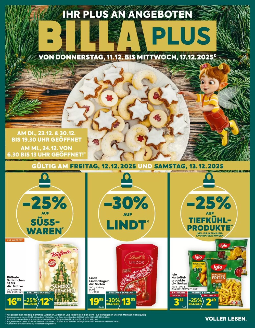 Billa Flugblatt (ab 11.12.2025) - Angebote und Prospekt - Seite 1