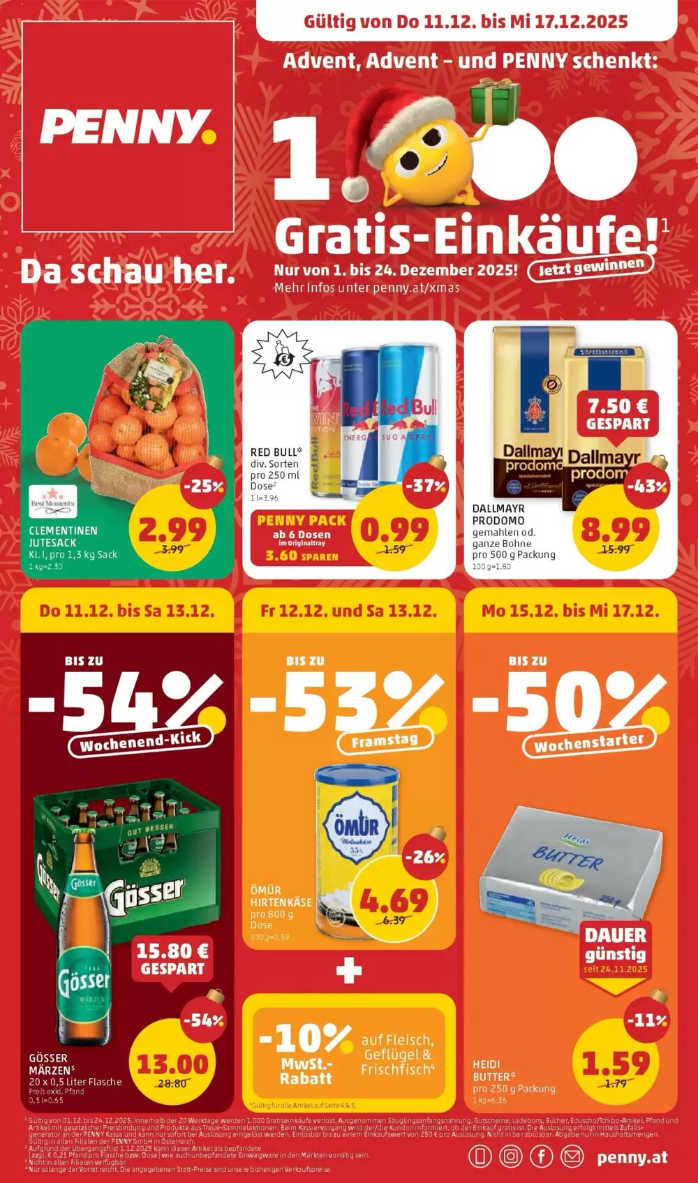 PENNY Flugblatt (ab 11.12.2025) - Angebote und Prospekt - Seite 1