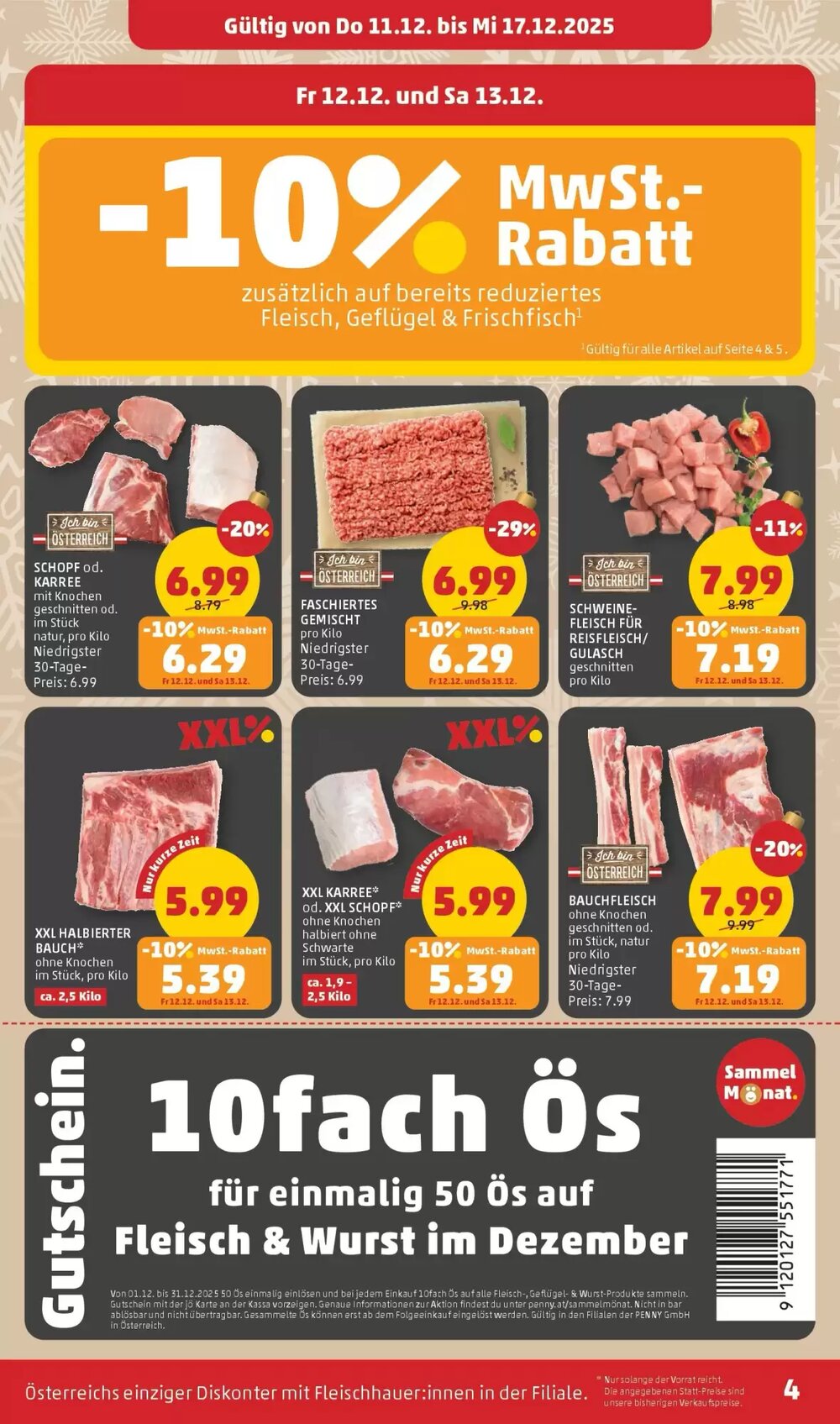 PENNY Flugblatt (ab 11.12.2025) - Angebote und Prospekt - Seite 4