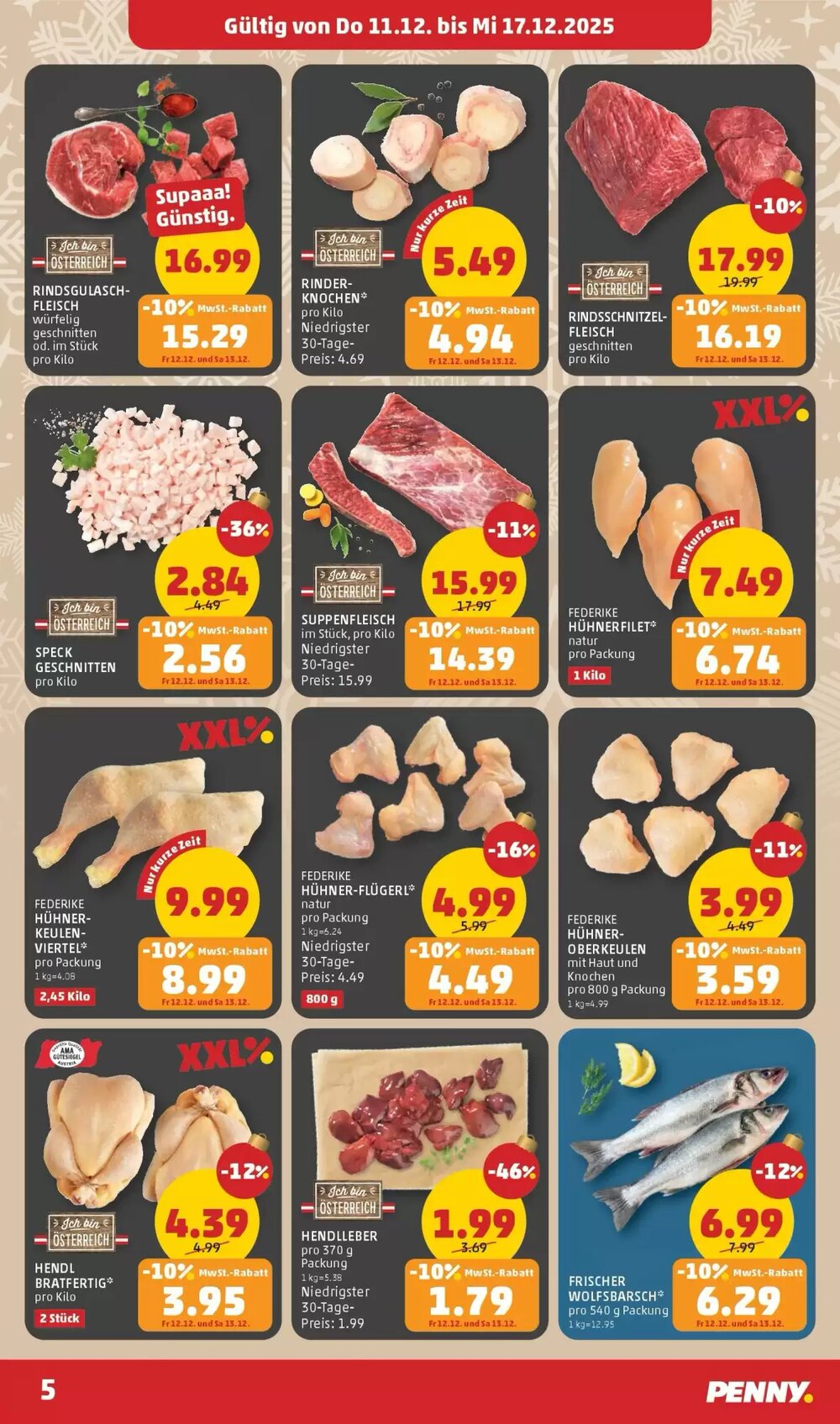 PENNY Flugblatt (ab 11.12.2025) - Angebote und Prospekt - Seite 5
