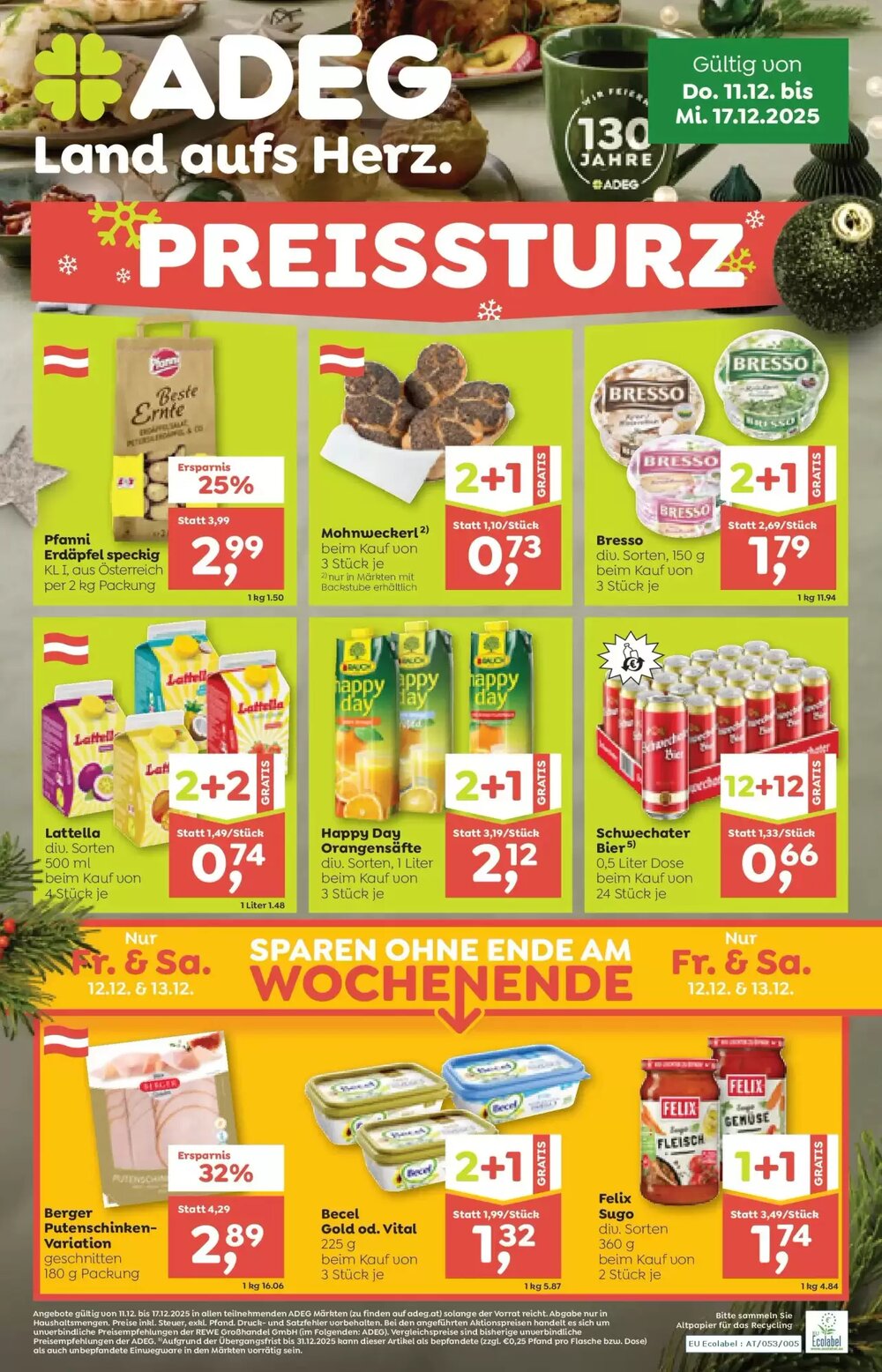 ADEG Flugblatt (ab 11.12.2025) - Angebote und Prospekt - Seite 1