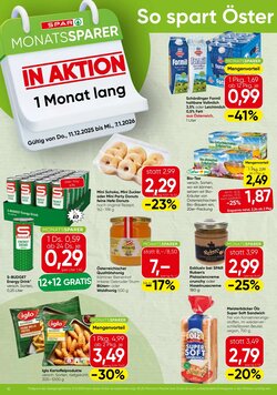 Spar Flugblatt (ab 11.12.2025) - Angebote und Prospekt - Seite 1