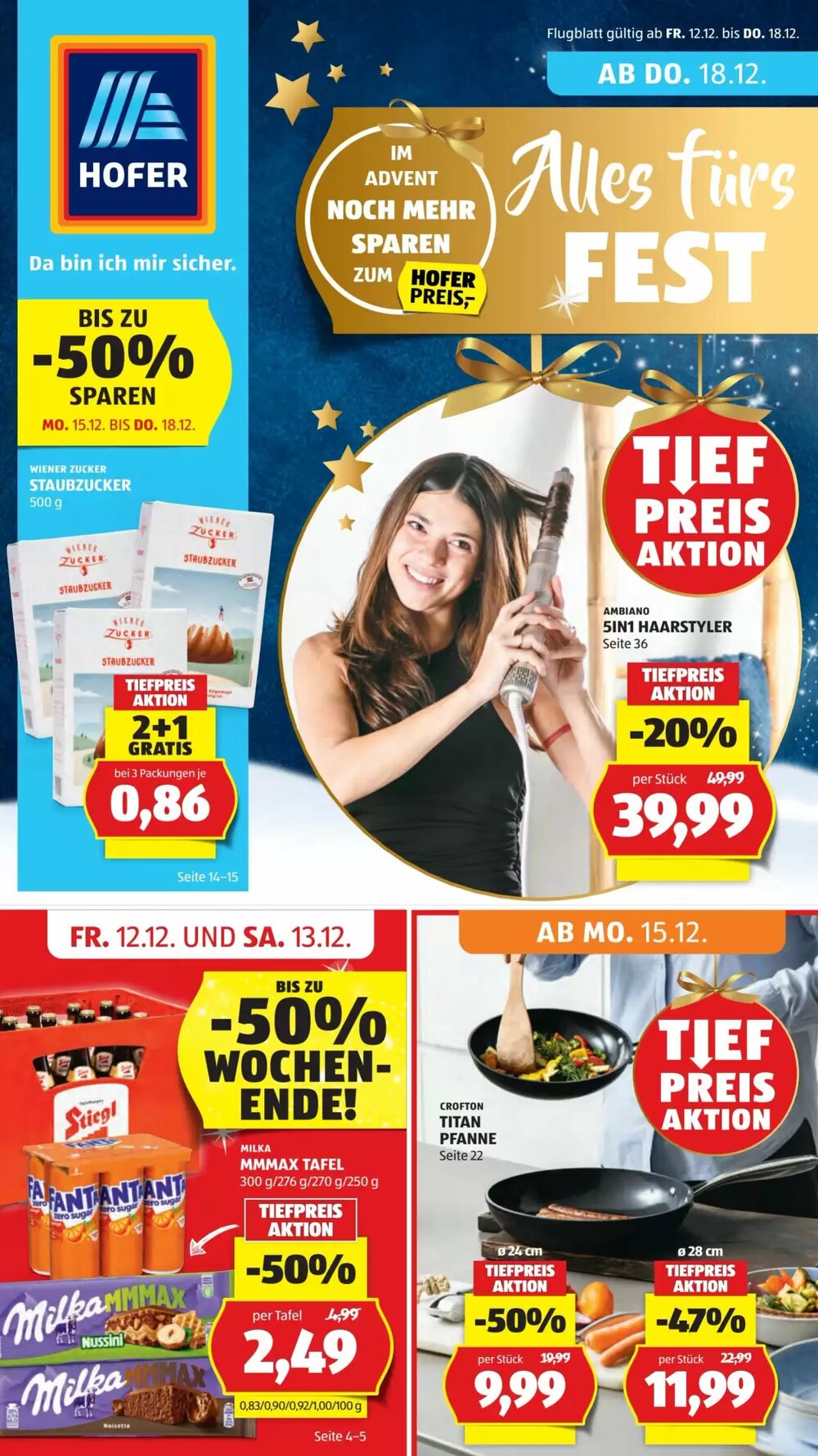Hofer Flugblatt (ab 12.12.2025) - Angebote und Prospekt - Seite 1