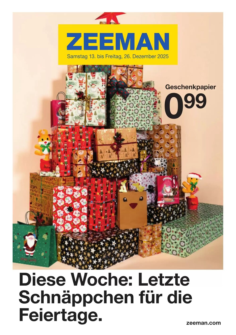 Zeeman Flugblatt (ab 13.12.2025) - Angebote und Prospekt - Seite 1