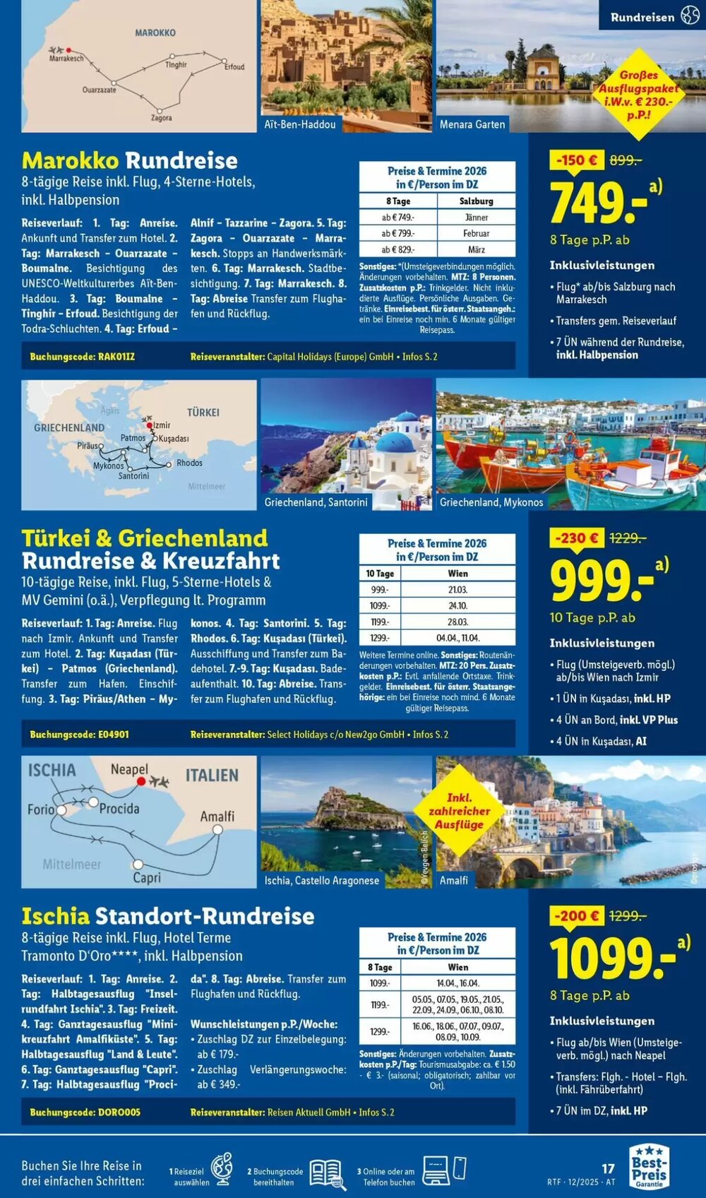 Lidl Reisen Flugblatt (ab 13.12.2025) - Angebote und Prospekt - Seite 17