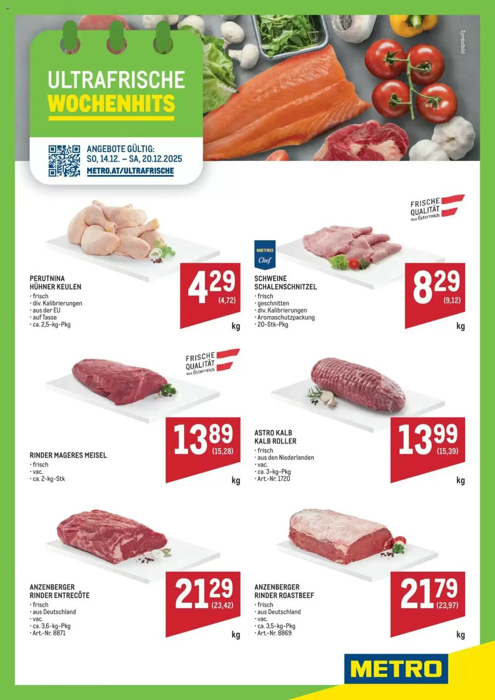 Metro Flugblatt (ab 14.12.2025) - Angebote und Prospekt - Seite 1