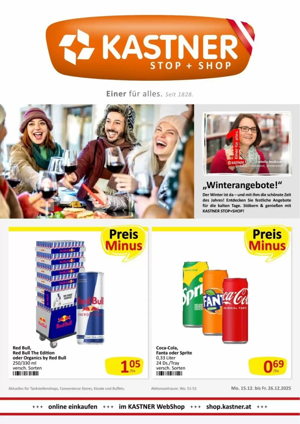 Kastner Flugblatt (ab 15.12.2025) - Angebote und Prospekt - Seite 1