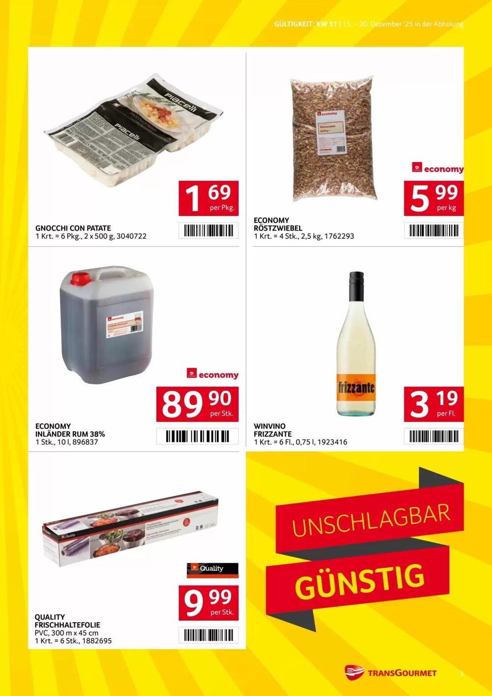 Transgourmet Flugblatt (ab 15.12.2025) - Angebote und Prospekt - Seite 5