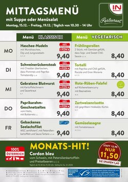 Interspar Restaurant Flugblatt (ab 15.12.2025) - Angebote und Prospekt