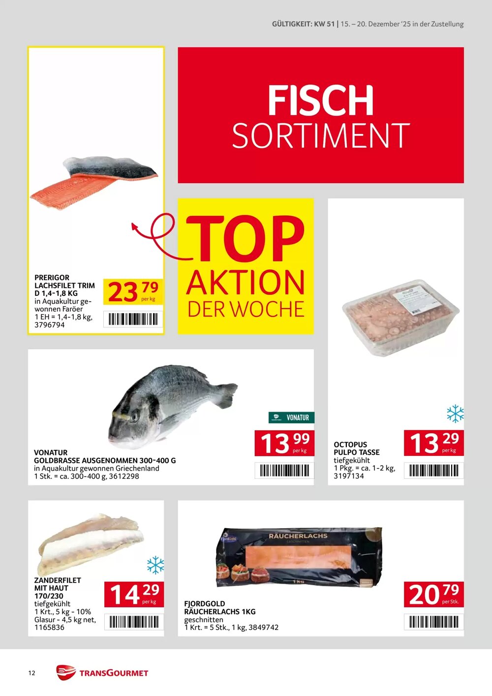 Transgourmet Flugblatt (ab 15.12.2025) - Angebote und Prospekt - Seite 12