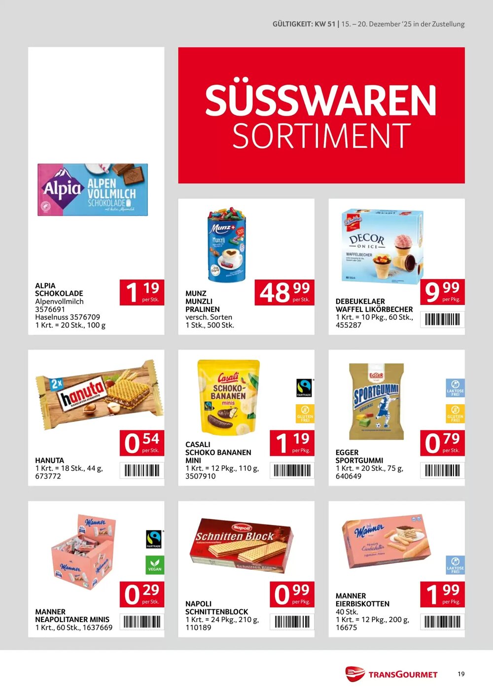 Transgourmet Flugblatt (ab 15.12.2025) - Angebote und Prospekt - Seite 19