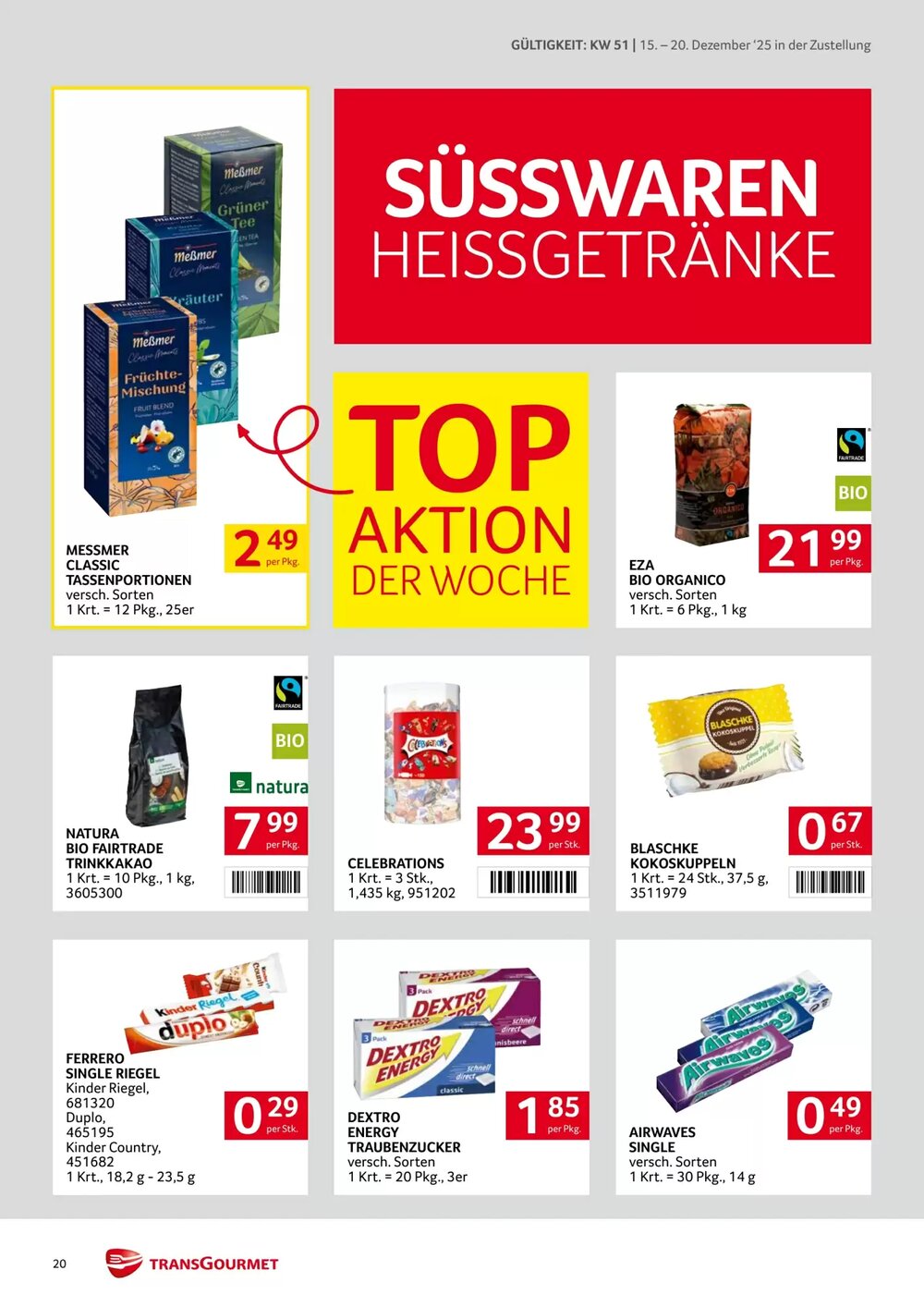 Transgourmet Flugblatt (ab 15.12.2025) - Angebote und Prospekt - Seite 20
