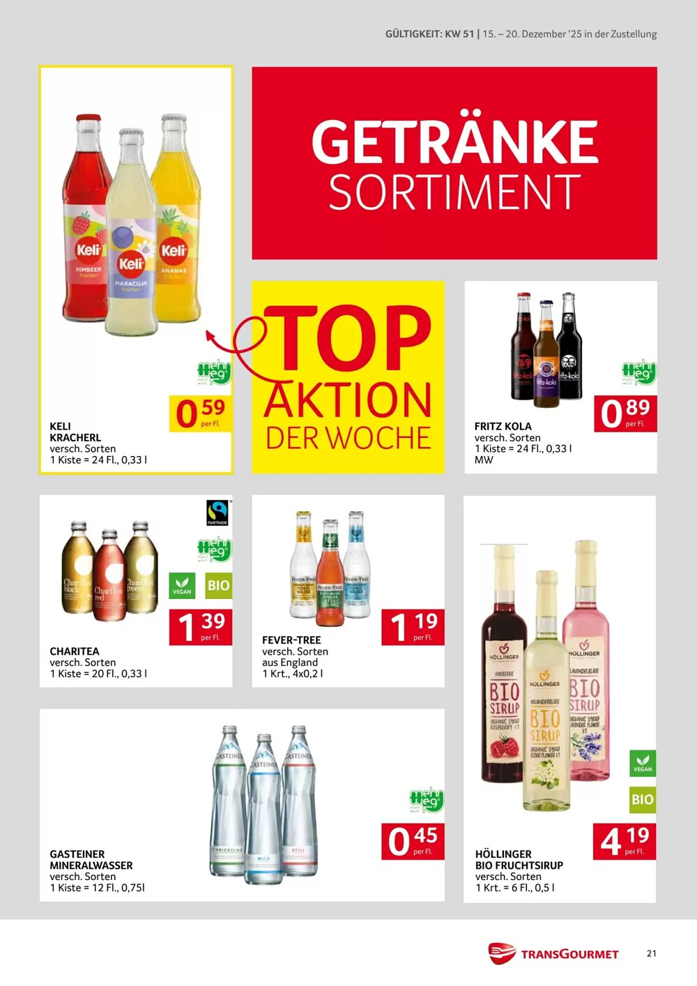 Transgourmet Flugblatt (ab 15.12.2025) - Angebote und Prospekt - Seite 21