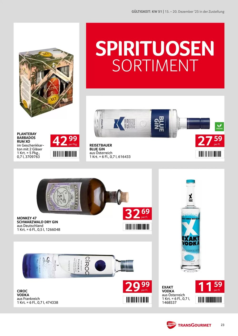 Transgourmet Flugblatt (ab 15.12.2025) - Angebote und Prospekt - Seite 23