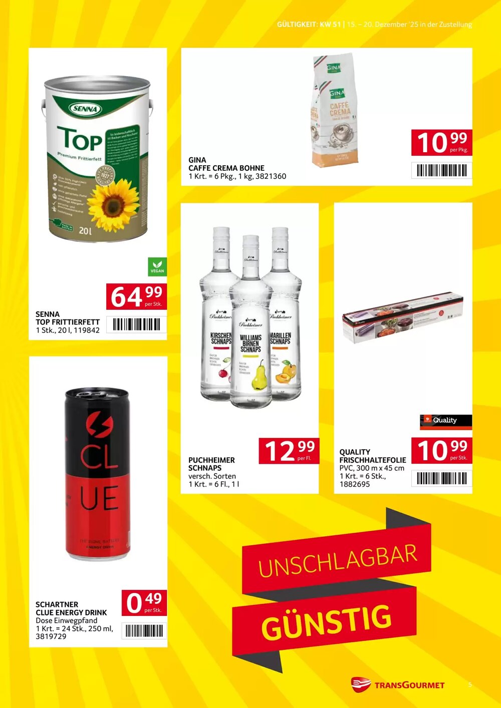 Transgourmet Flugblatt (ab 15.12.2025) - Angebote und Prospekt - Seite 5