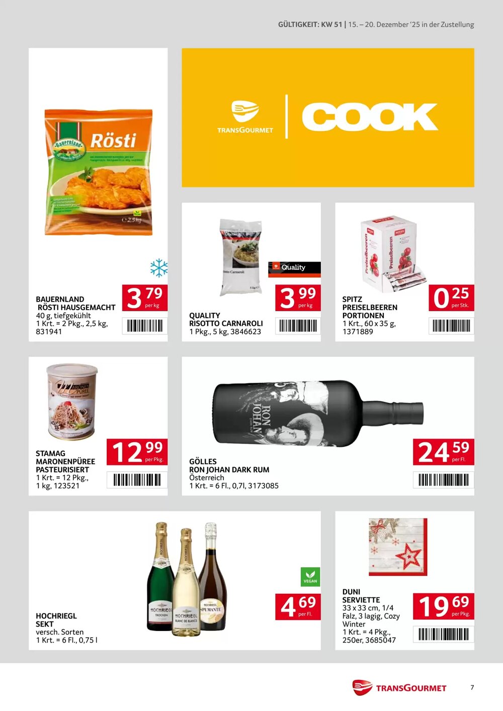 Transgourmet Flugblatt (ab 15.12.2025) - Angebote und Prospekt - Seite 7