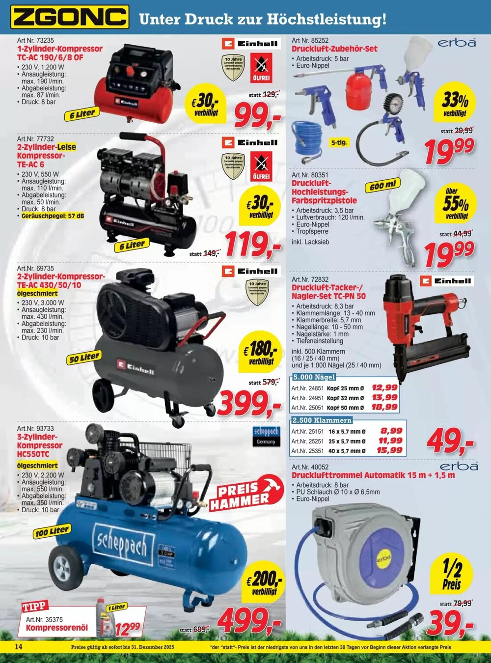 Zgonc Flugblatt (ab 15.12.2025) - Angebote und Prospekt - Seite 14