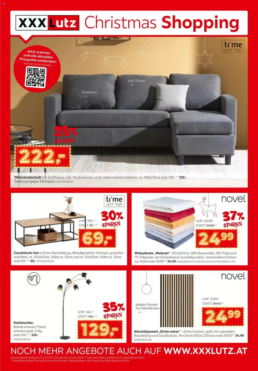 XXXLutz Flugblatt (ab 16.12.2025) - Angebote und Prospekt - Seite 1