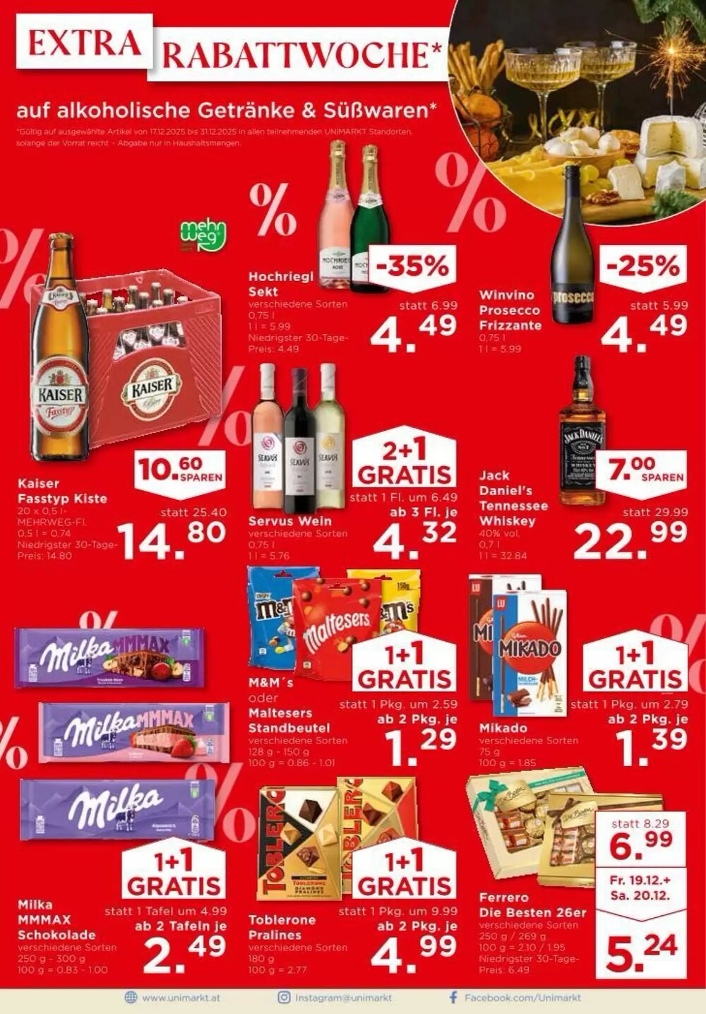 Unimarkt Flugblatt (ab 17.12.2025) - Angebote und Prospekt - Seite 2