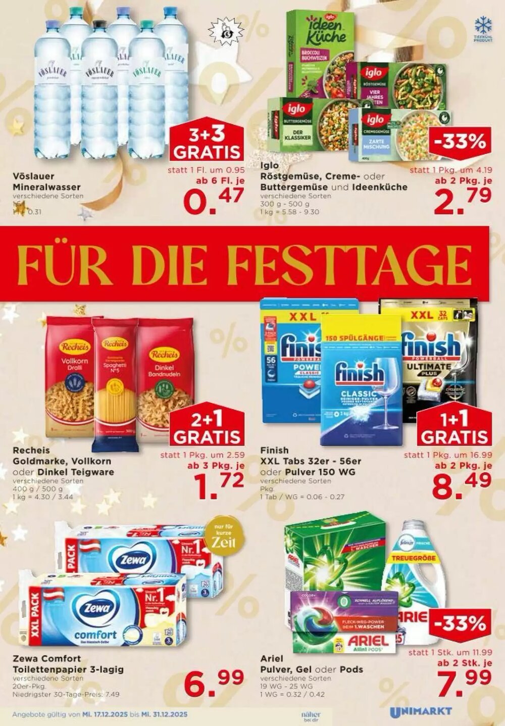 Unimarkt Flugblatt (ab 17.12.2025) - Angebote und Prospekt - Seite 5