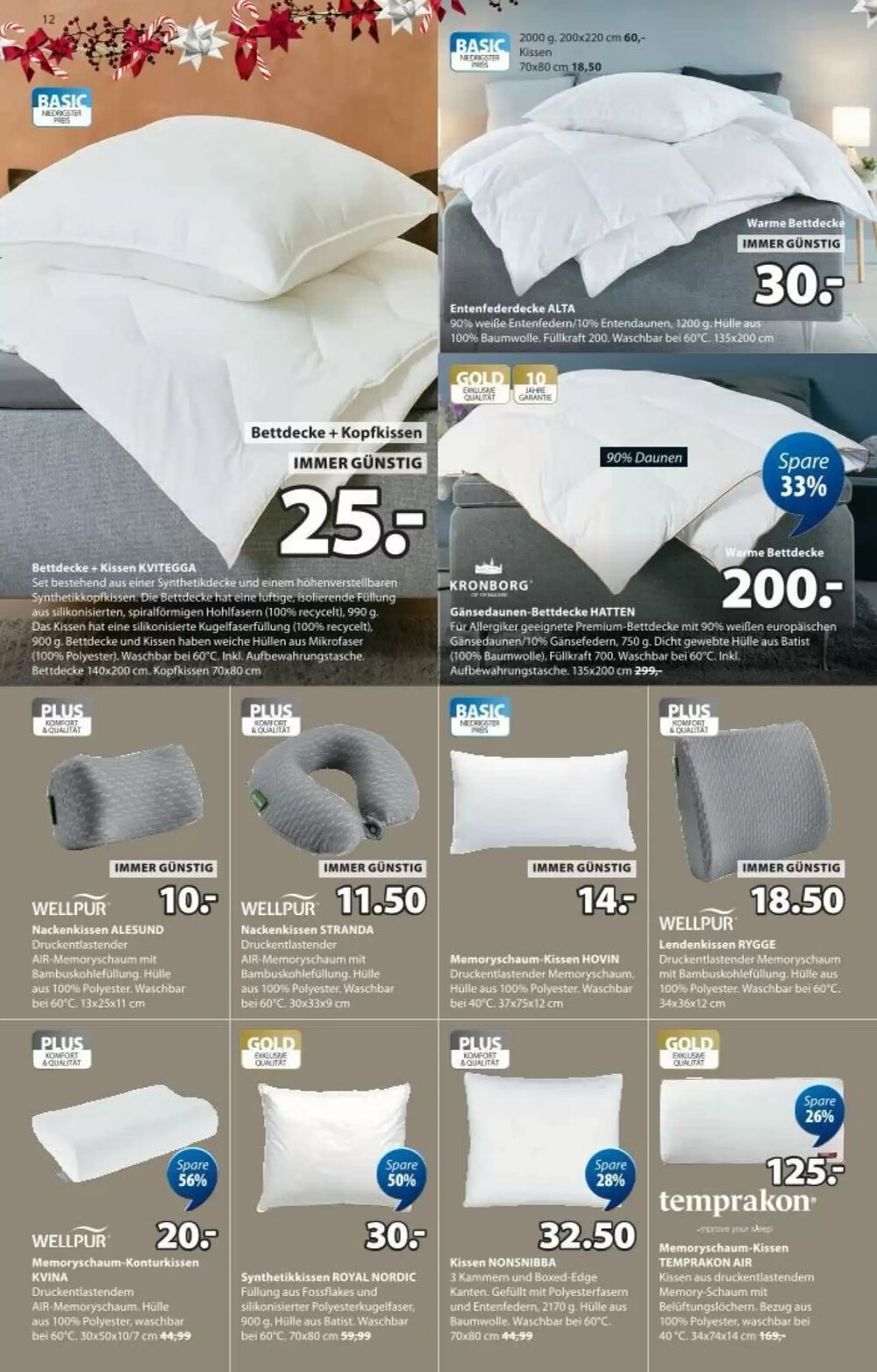 JYSK Flugblatt (ab 17.12.2025) - Angebote und Prospekt - Seite 12