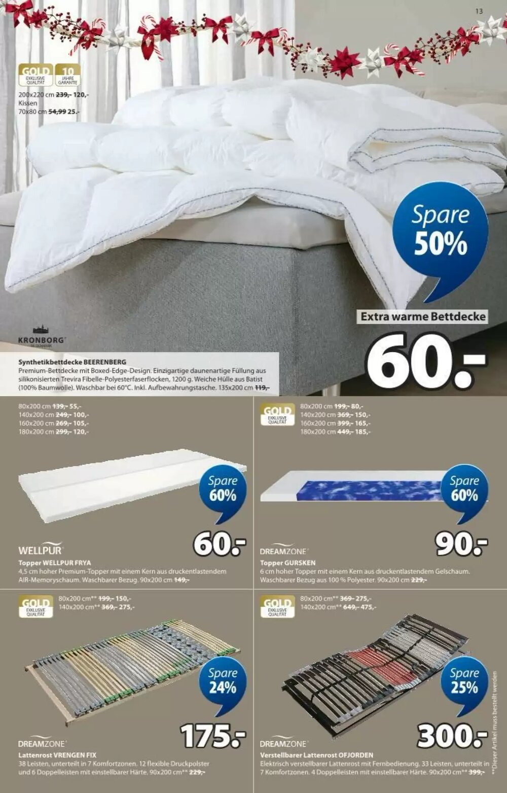 JYSK Flugblatt (ab 17.12.2025) - Angebote und Prospekt - Seite 13