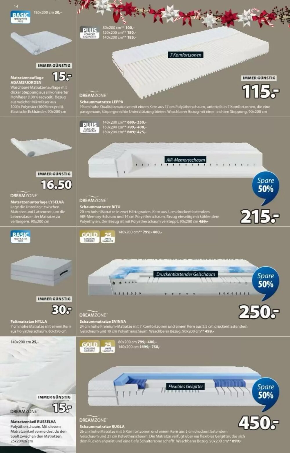 JYSK Flugblatt (ab 17.12.2025) - Angebote und Prospekt - Seite 14