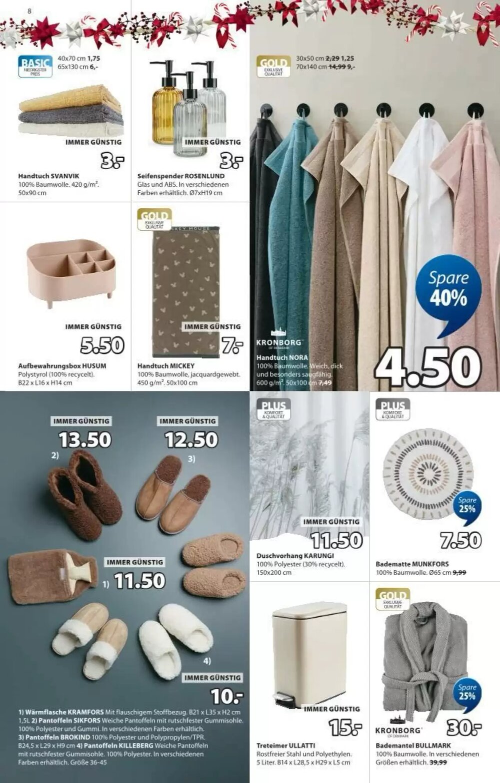 JYSK Flugblatt (ab 17.12.2025) - Angebote und Prospekt - Seite 8