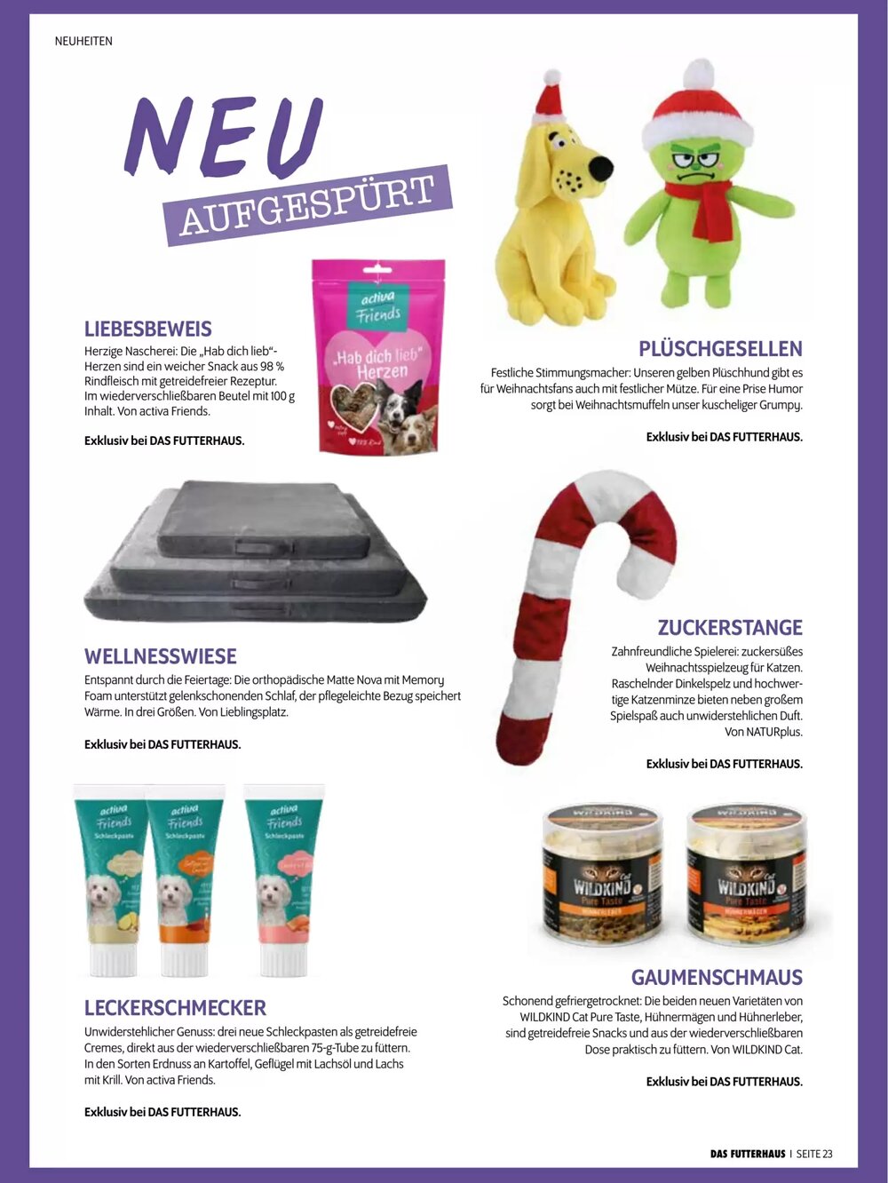Das Futterhaus Flugblatt (ab 17.12.2025) - Angebote und Prospekt - Seite 23