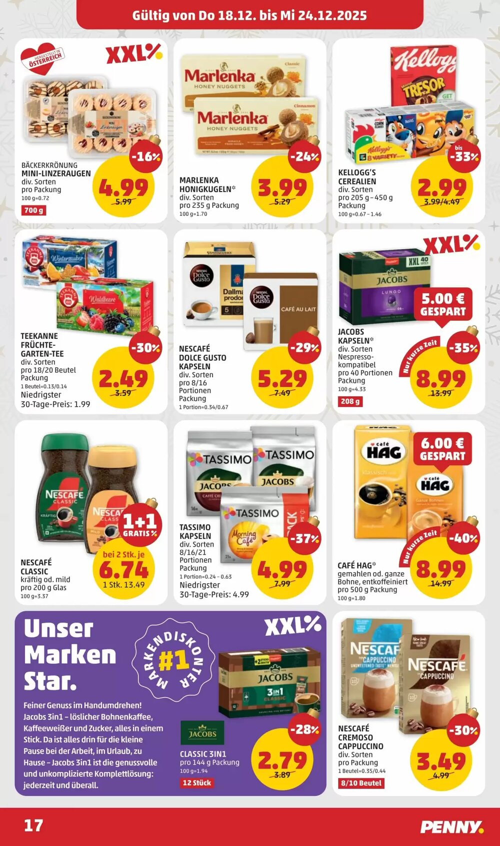 PENNY Flugblatt (ab 18.12.2025) - Angebote und Prospekt - Seite 17