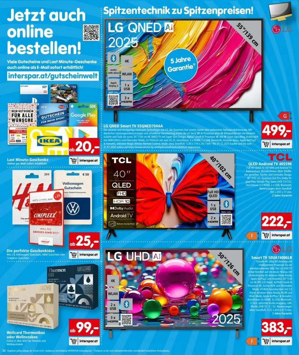Interspar Flugblatt (ab 18.12.2025) - Angebote und Prospekt - Seite 22