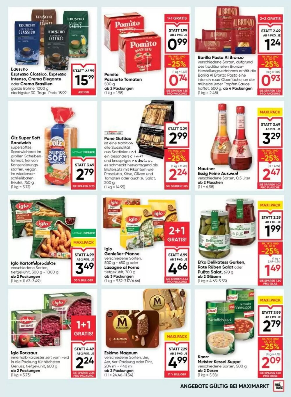 Maximarkt Flugblatt (ab 18.12.2025) - Angebote und Prospekt - Seite 15