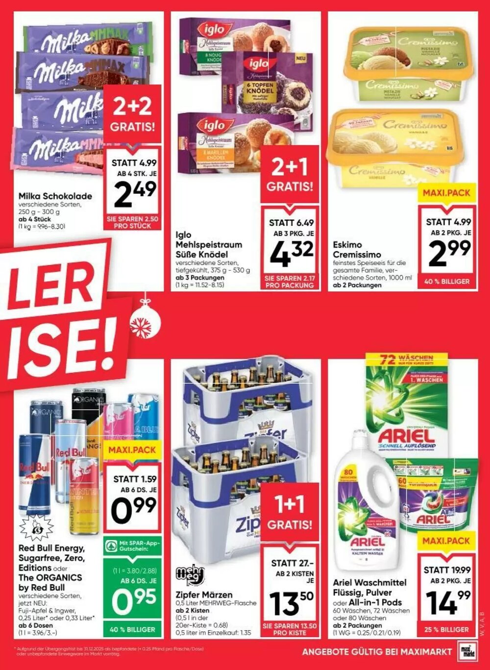 Maximarkt Flugblatt (ab 18.12.2025) - Angebote und Prospekt - Seite 3